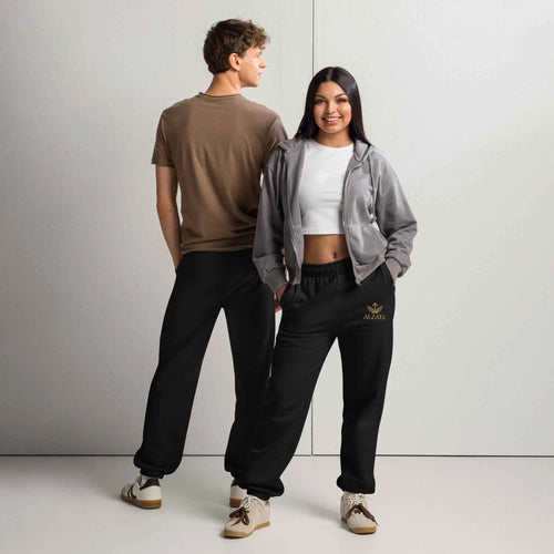 ALZATA Logo Sweatpants- Black