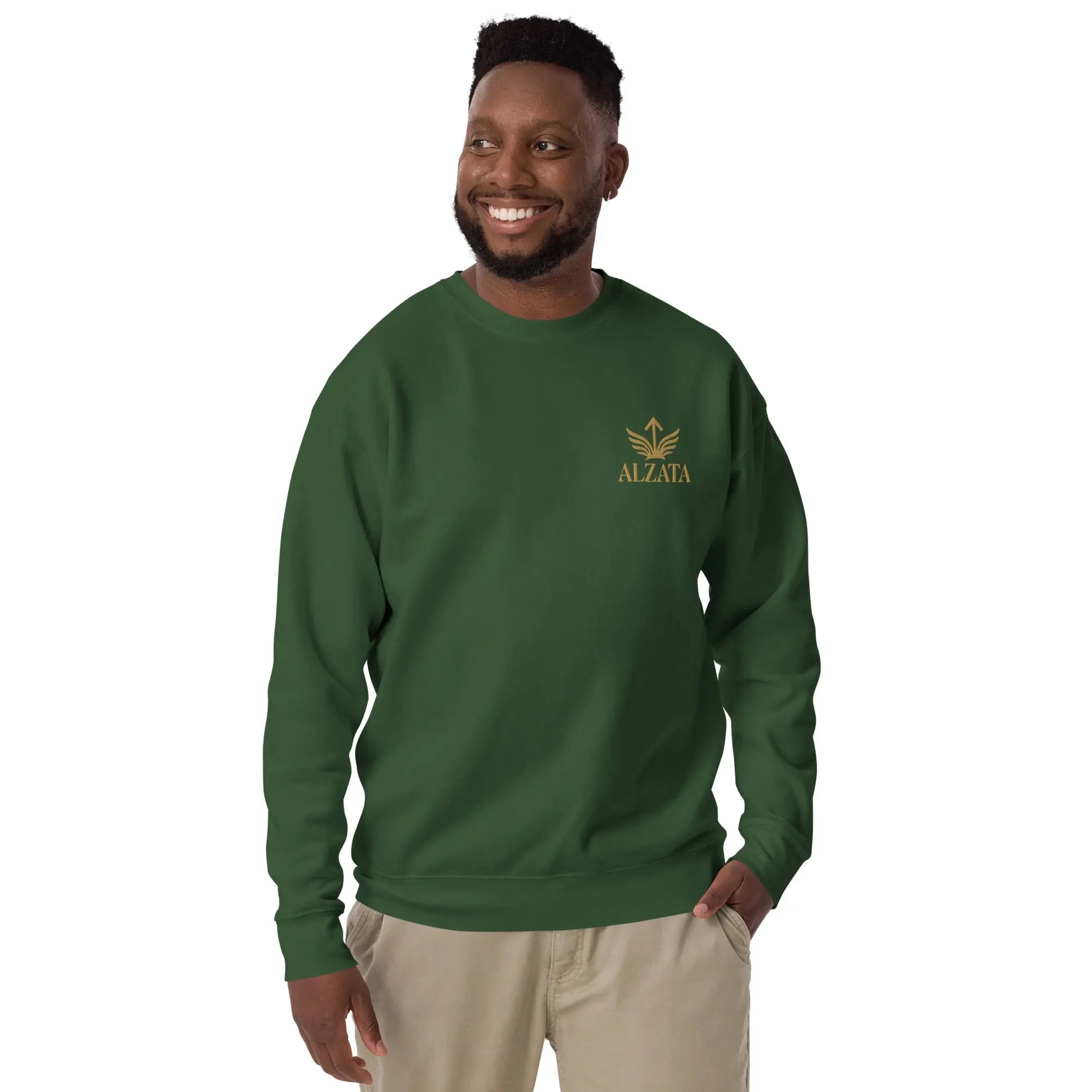 Forest Green RISE ABOVE Sweatshirt