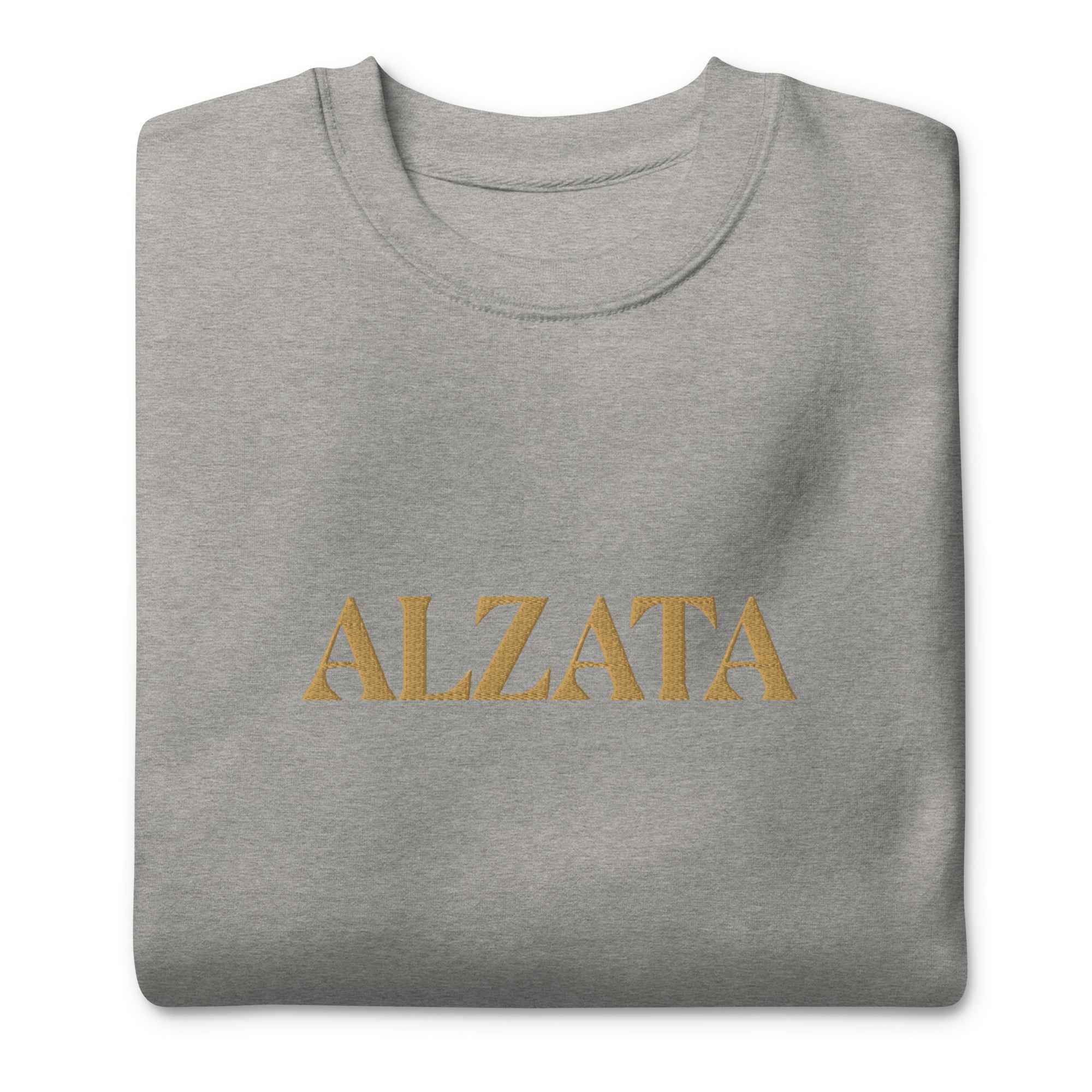 ALZATA Signature Logo Crewneck Sweatshirt
